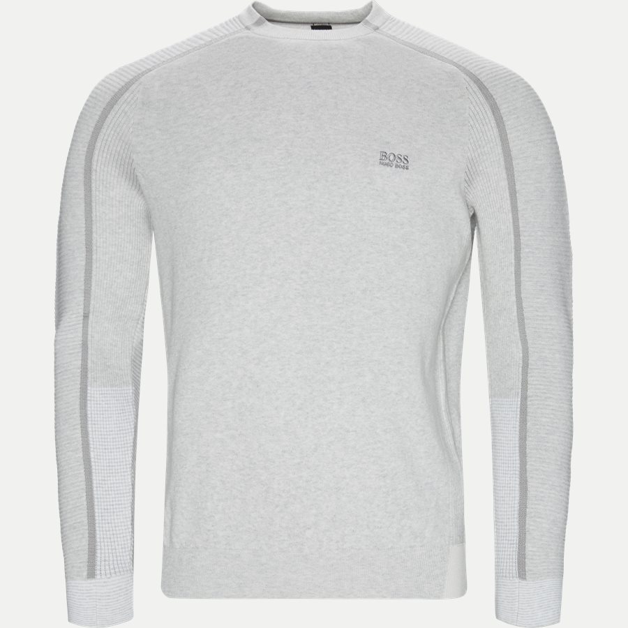 50409630 REINAR - Reinar Crewneck Striktrøje - Strik - Regular - LYS GRÅ - 1